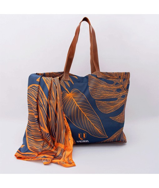 Kit Bolsa  Feminina Moda Praia Com Canga