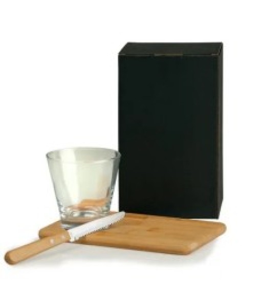 Kit para Caipirinha de Bambu 0,35 L - 3 PÇS