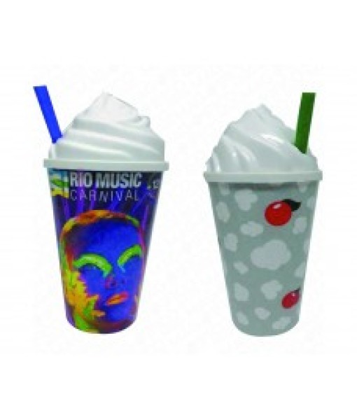 Copo Sorvete 550ml Com Tampa IN MOLD LABEL