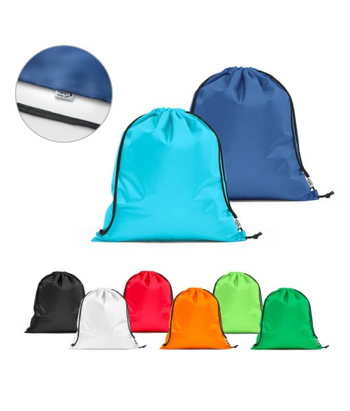 Sacola tipo mochila em rPET