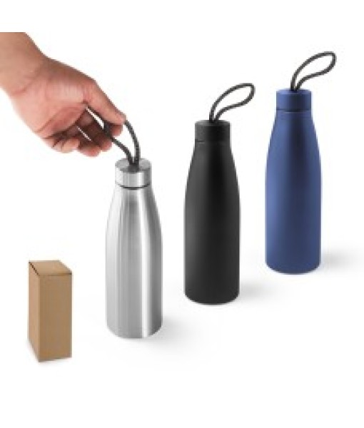 Squeeze em Aço inox (90% reciclado) com Pega com Padrão 710 mL