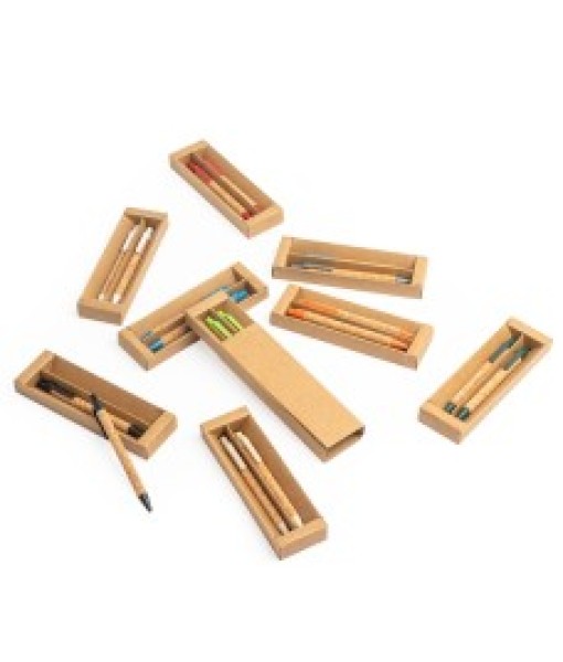 Kit Ecológico Caneta e Lapiseira Cortiça