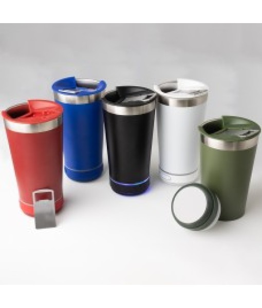 Copo Térmico 400ml com Caixa de Som