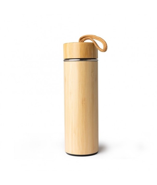 Garrafa Térmica Bambu 400ml com Infusor