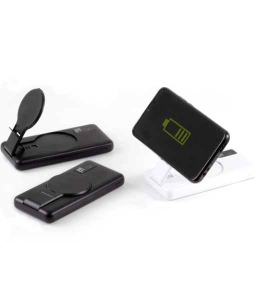 Power Bank 10.000mAh com Carregamento via Indução ou via Cabo
