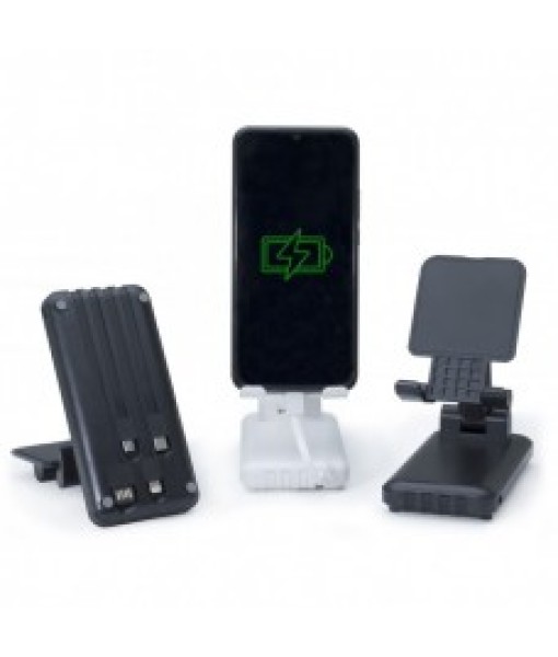 Power Bank 10.000mAh Multissaídas com Suporte para Celular ou Tablet